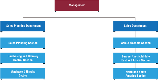 Sales Department Organizational Chart